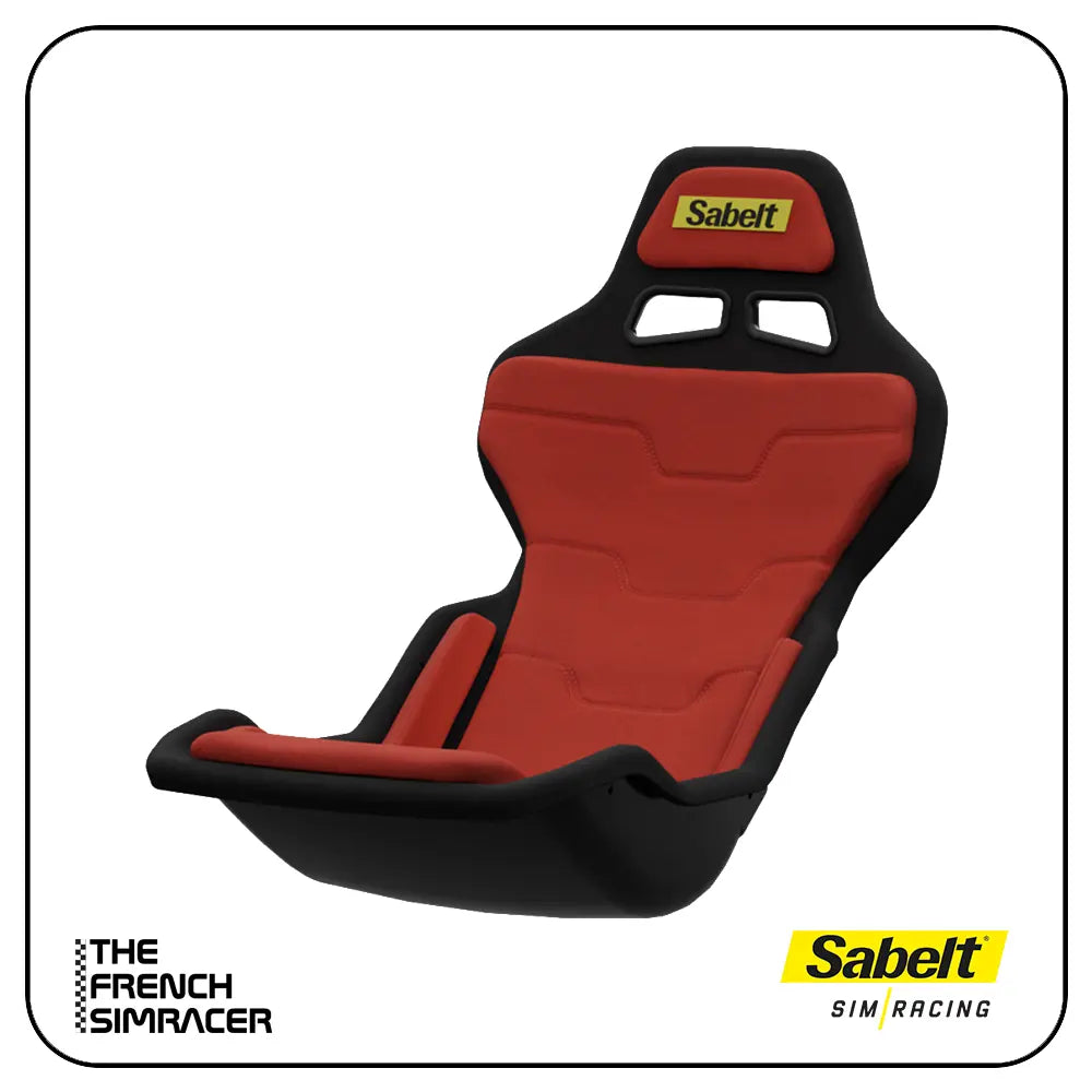 Sabelt SRP-1 Racing Red – Formula-Inspired Sim Racing Seat (P Series) - The French Simracer