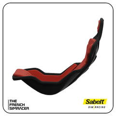 Sabelt SRP-1 Racing Red – Formula-Inspired Sim Racing Seat (P Series) - The French Simracer
