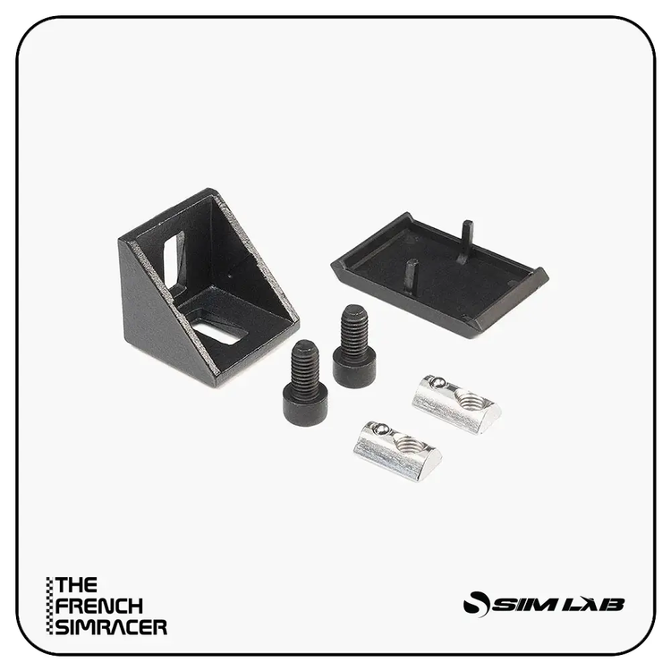 Equerre d’Angle 40 mm Slot 8 Sim-Lab - The French Simracer
