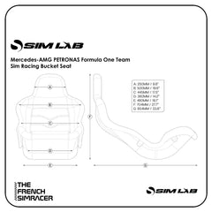 Sim-Lab Mercedes-AMG PETRONAS Formula One Team Sim Racing Seat - The French Simracer