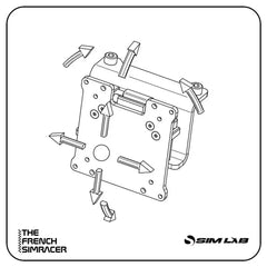 Sim-Lab VARIO™ Vesa Adapter kit - The French Simracer