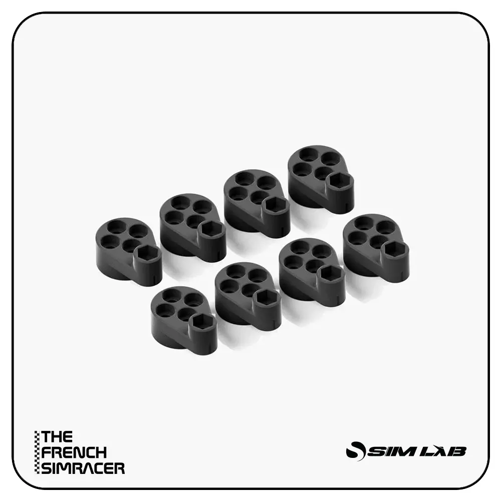 Sim-Lab XERO-PLAY™ Triple Pivot Adapters Set - The French Simracer