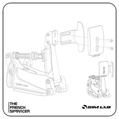 Sim-Lab XP1 Foot Support - The French Simracer