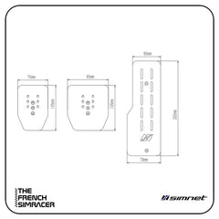 SimNet FacePlates Kit - The French Simracer
