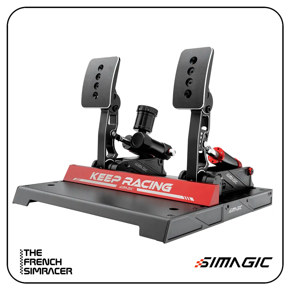 Simagic - P1000-FRS 2 Pedals set Hydraulic - The French Simracer