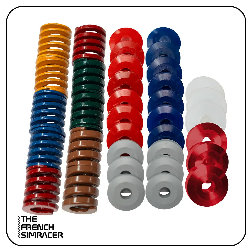 Simagic - P1000 Hydraulic HYS Optional Rubber Pads & Springs - P-ORP(H) - The French Simracer