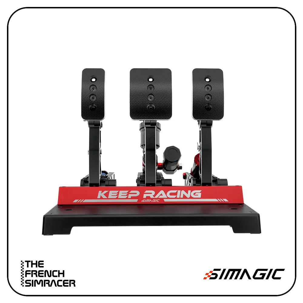 Simagic P1000-RS – Hydraulic Load Cell Pedal Set - The French Simracer