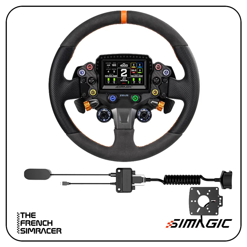 Simagic Zeus Sport Direct Wired Bundle (ALPHA / 3RD PARTY) - The French Simracer
