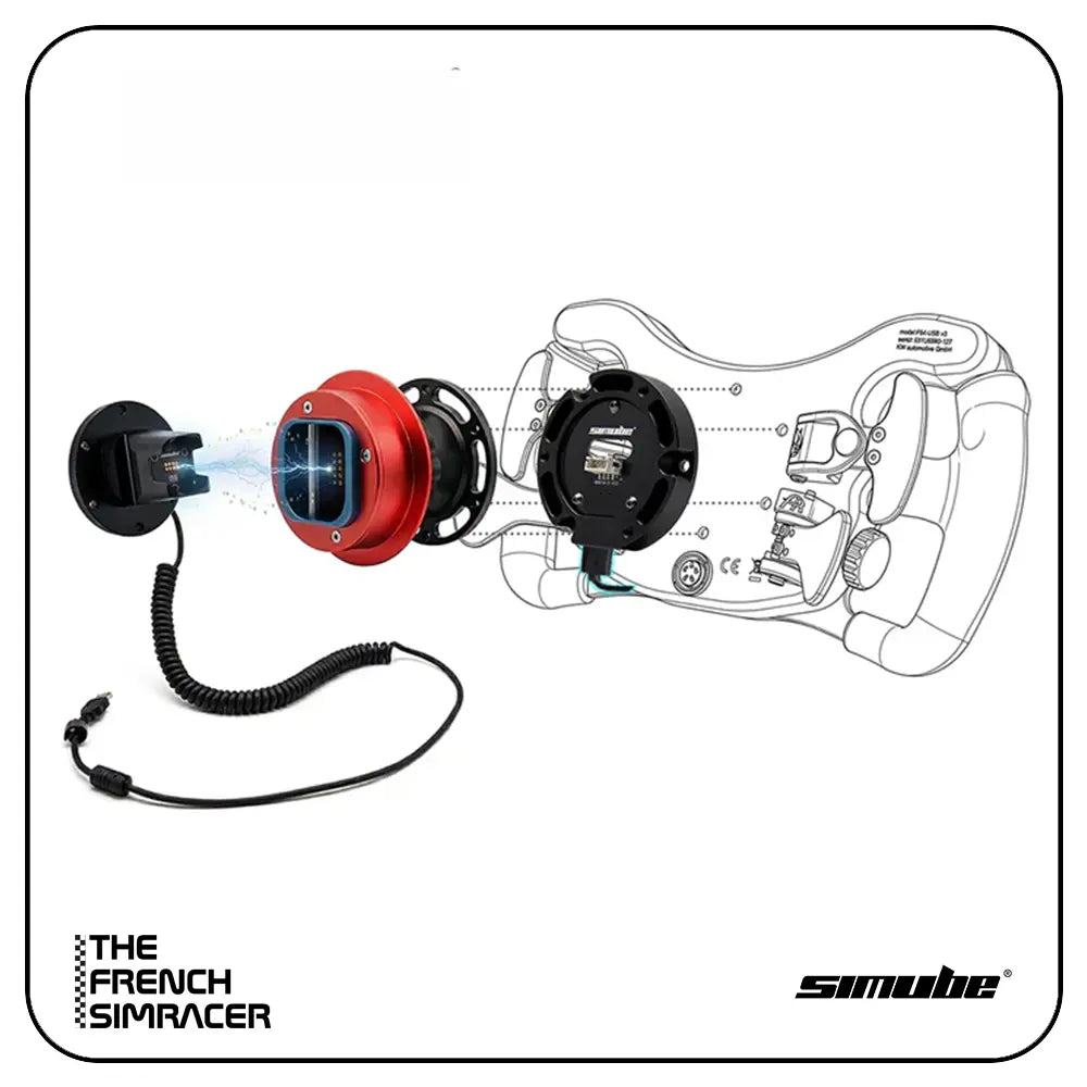 Simube Powerlink USB QR2-A System (Easy Assemble) - The French Simracer