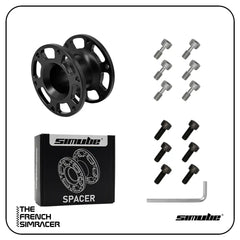 Simube Steering Wheel Spacer – CNC Aluminium Wheel Spacer (30mm / 50mm) - The French Simracer