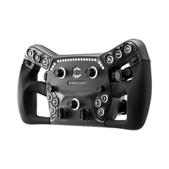 Volant Simucube Savu Pro pour Simucube 3, vue de trois quarts droite