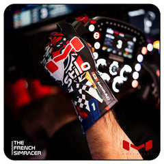Stickered Up Gloves by Moradness - The French Simracer