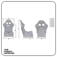 The French Simracer - Simracing Seat - TFS-B3 - The French Simracer