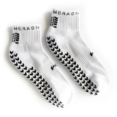 White Sim Racing Socks Ankle by Moradness - The French Simracer