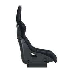 Sim-Lab S1 Sport GT bucket seat, black fabric, side view