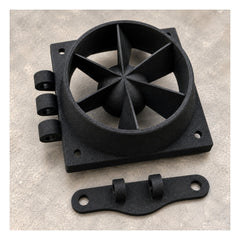 Sector17 WindSim V2 SimHub Wind Simulator, view 3 – Compact fan mount, black
