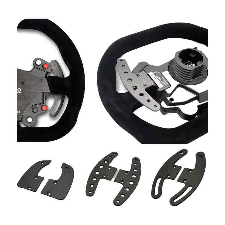 The French Simracer Originals - Carbon Paddle Mod for Thrustmaster Sparco P310 and Ferrari 488 Challenge Wheels - The French Simracer