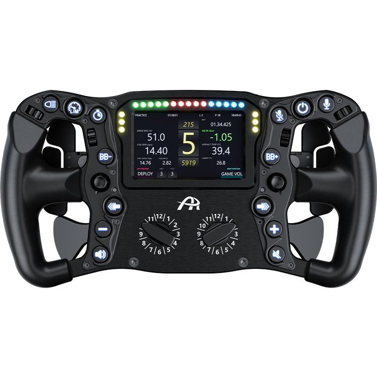 Ascher Racing Ultimate Black Edition sim racing steering wheel