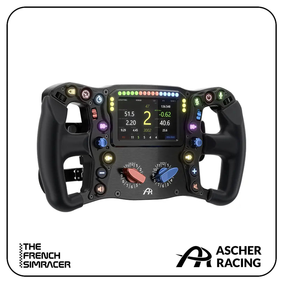 Ascher Racing Wheels Dashboards | The French Simracer