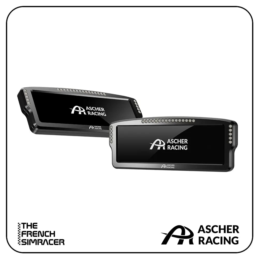 Ascher Racing Dashboard 8” - The French Simracer