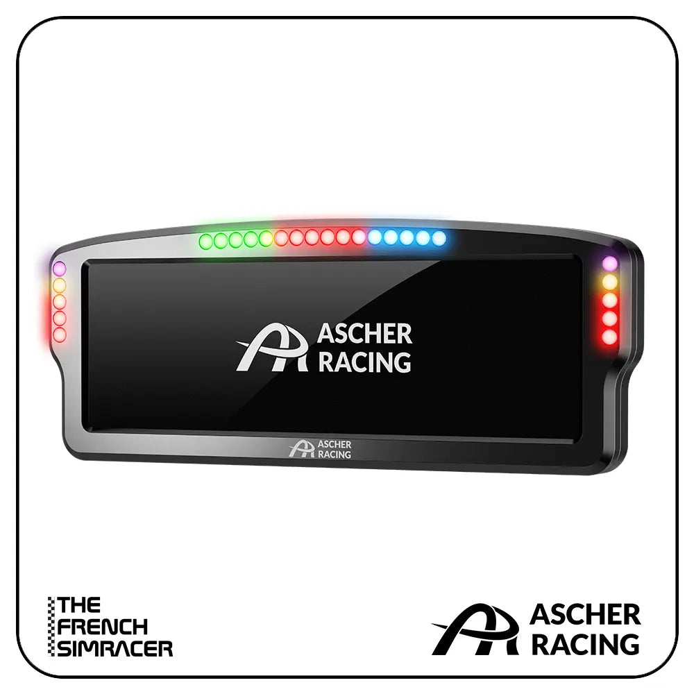 Ascher Racing Dashboard 8” - The French Simracer