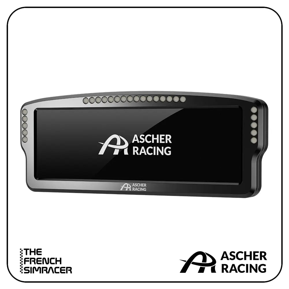 Ascher Racing Dashboard 8” - The French Simracer