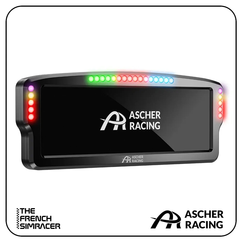Ascher Racing Dashboard 8” - The French Simracer