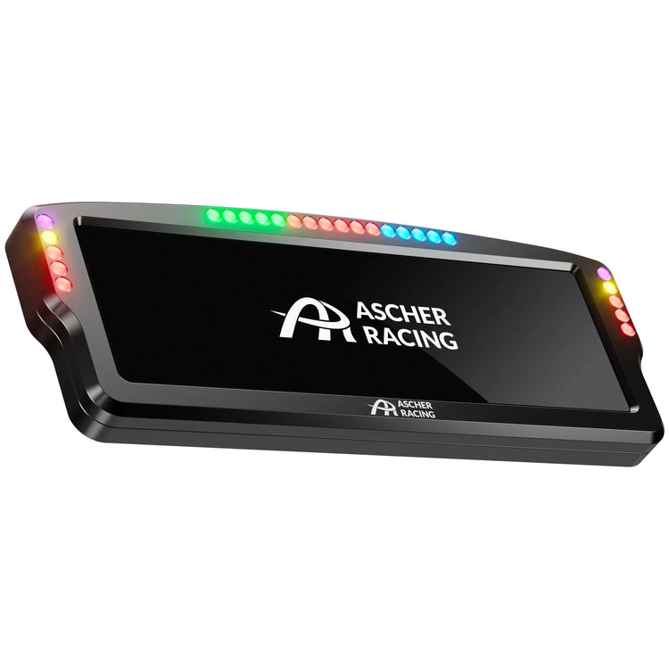 Ascher Racing 8" Dashboard sim racing display under 18 mm thick