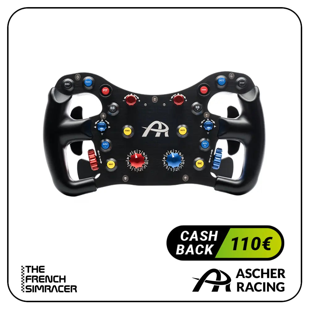 Ascher Racing F64 USB/SC V3 - The French Simracer
