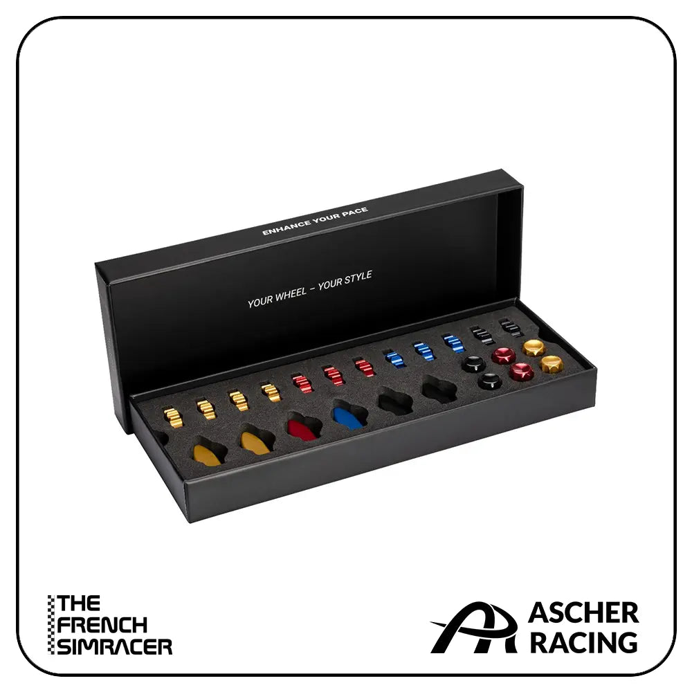 Ascher Racing Knob Kits - The French Simracer