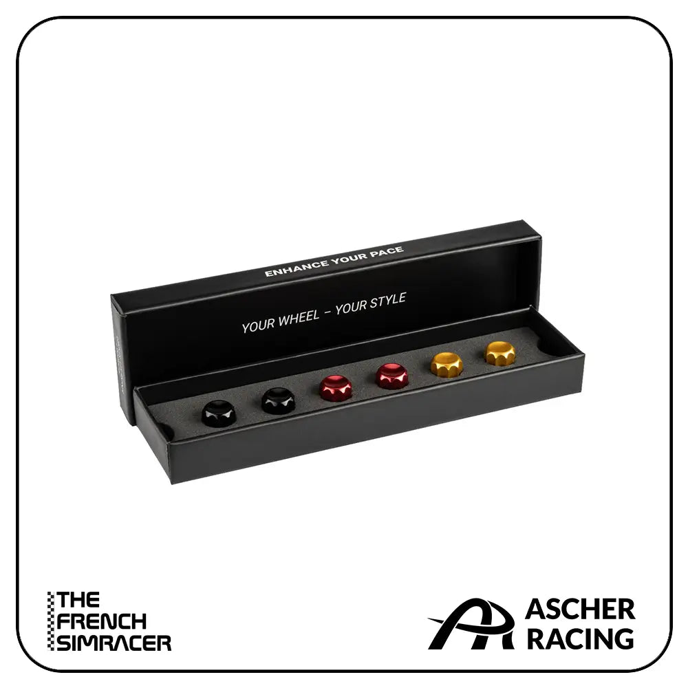 Ascher Racing Knob Kits - The French Simracer