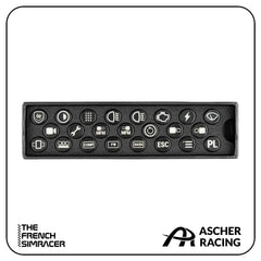 Ascher Racing x Lovely Sim Racing Button Caps - The French Simracer