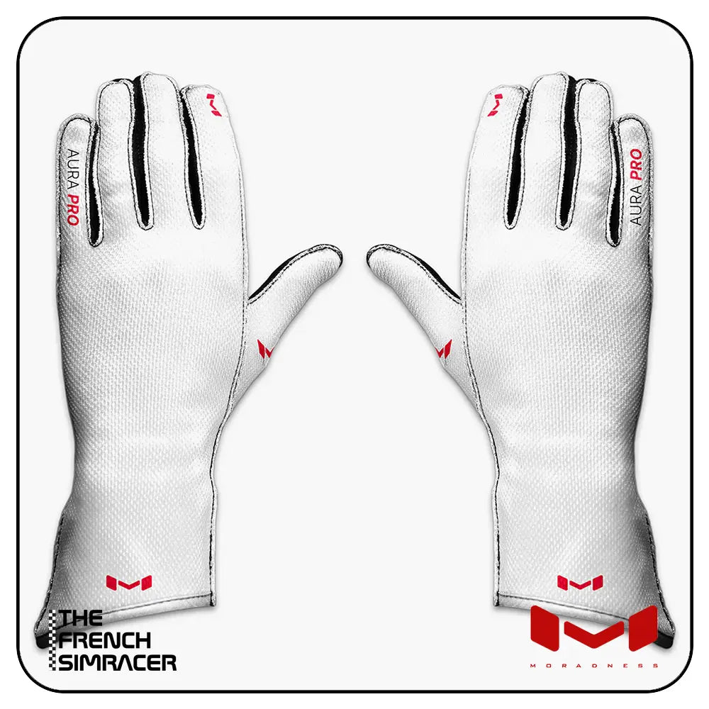 Aura Pro Arctic Gloves by Moradness - The French Simracer