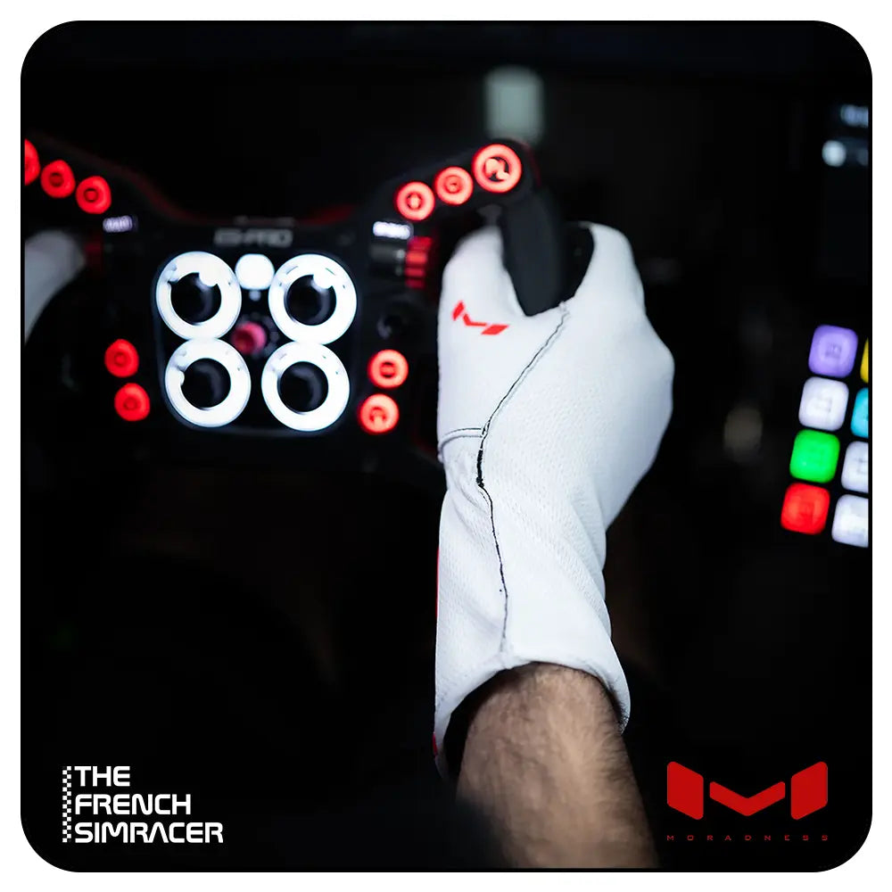 Aura Pro Arctic Gloves by Moradness - The French Simracer