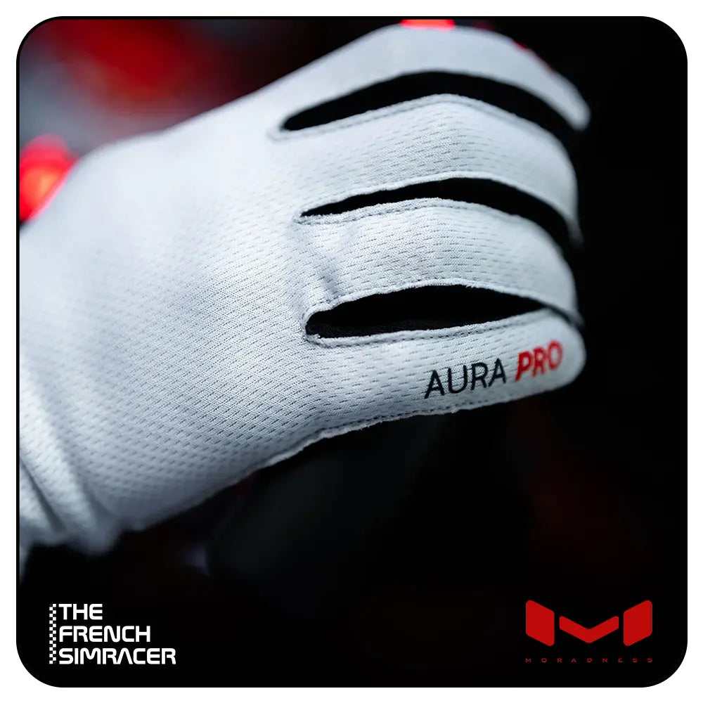 Aura Pro Arctic Gloves by Moradness - The French Simracer