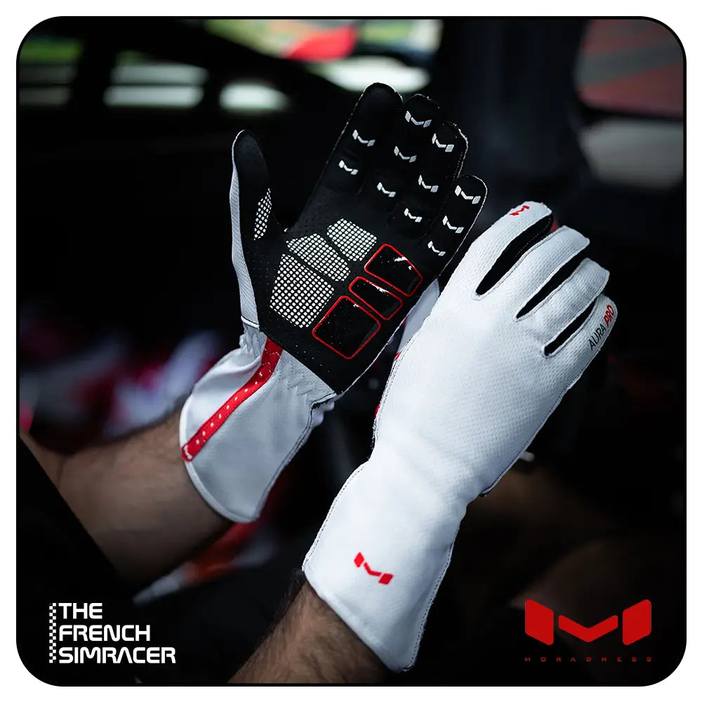 Aura Pro Arctic Gloves by Moradness - The French Simracer