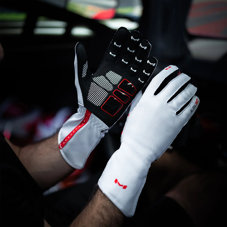Aura Pro Arctic Gloves by Moradness - The French Simracer