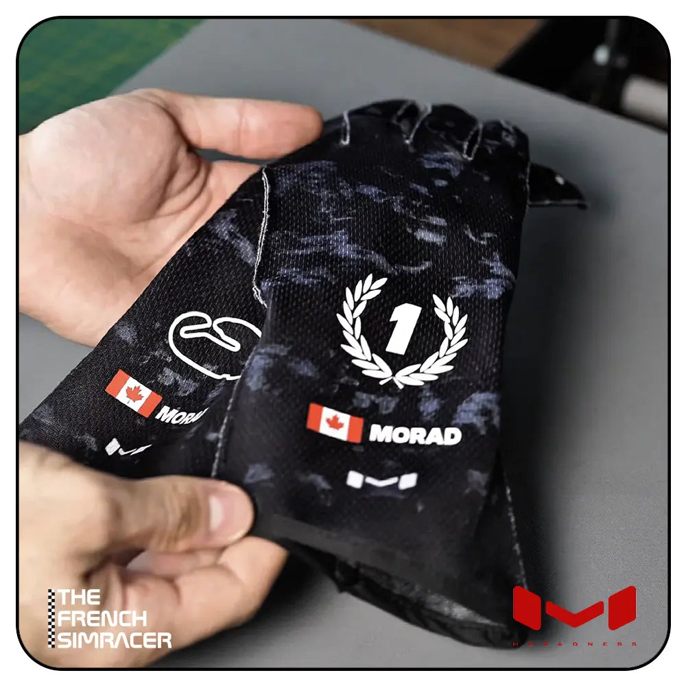 Aura Pro Forged Carbon Gloves by Moradness - The French Simracer