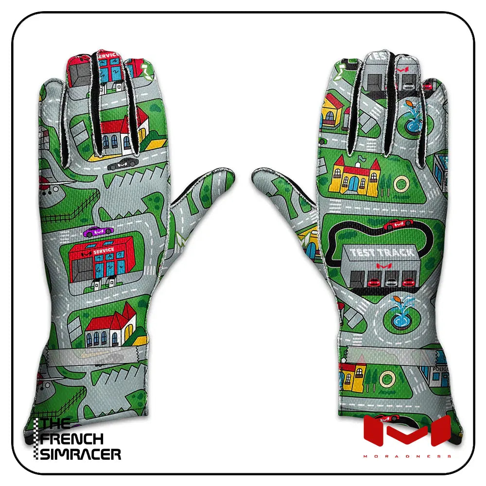 Aura Pro Future Racer Gloves by Moradness - The French Simracer