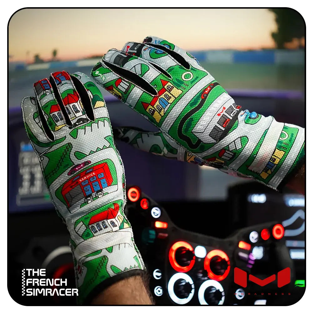Aura Pro Future Racer Gloves by Moradness - The French Simracer
