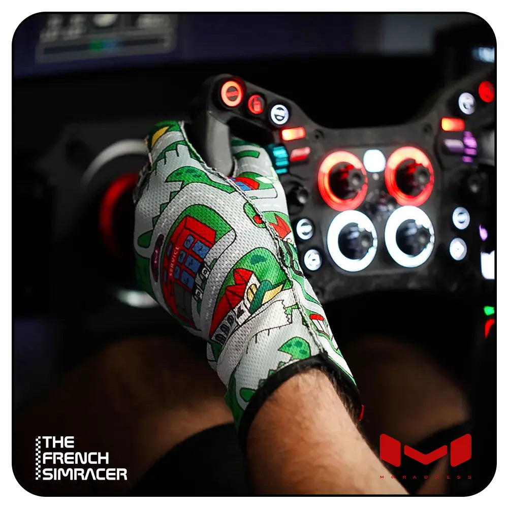 Aura Pro Future Racer Gloves by Moradness - The French Simracer
