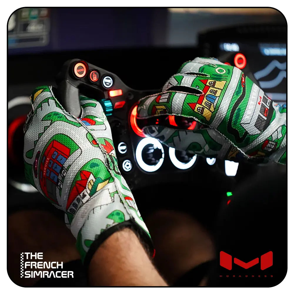 Aura Pro Future Racer Gloves by Moradness - The French Simracer