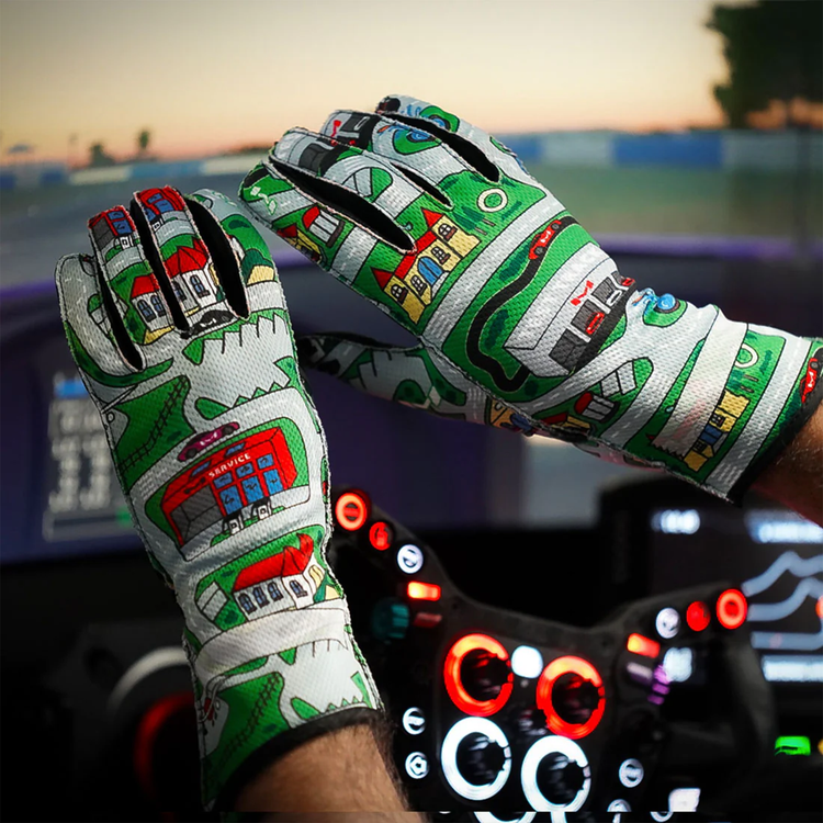 Aura Pro Future Racer Gloves by Moradness - The French Simracer
