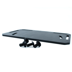 AWIN Racing SET TAU Mounting Plate V2, black textured powder coat