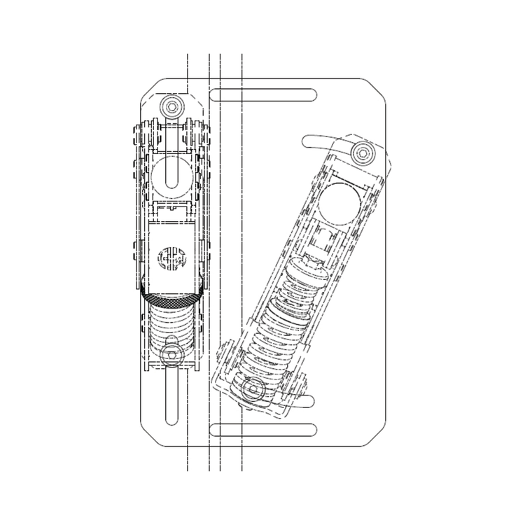 AWIN Racing SET TAU Mounting Plate V2, sim rig mounting plate
