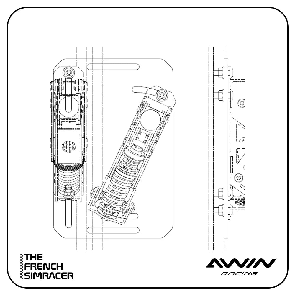 Awin TAU Mounting Plate Set - The French Simracer