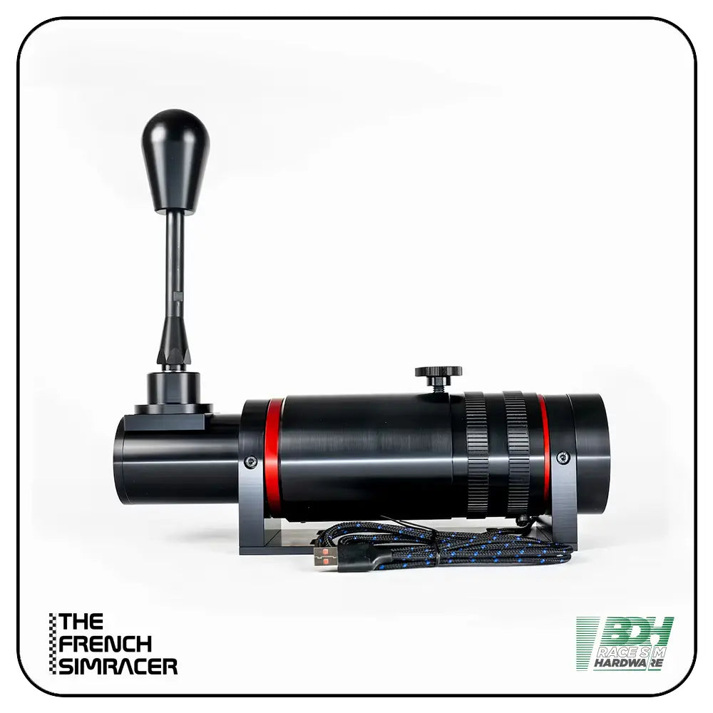 BDH H2SQ Black & Red – H-pattern + Sequential Shifter for Sim Racing - The French Simracer