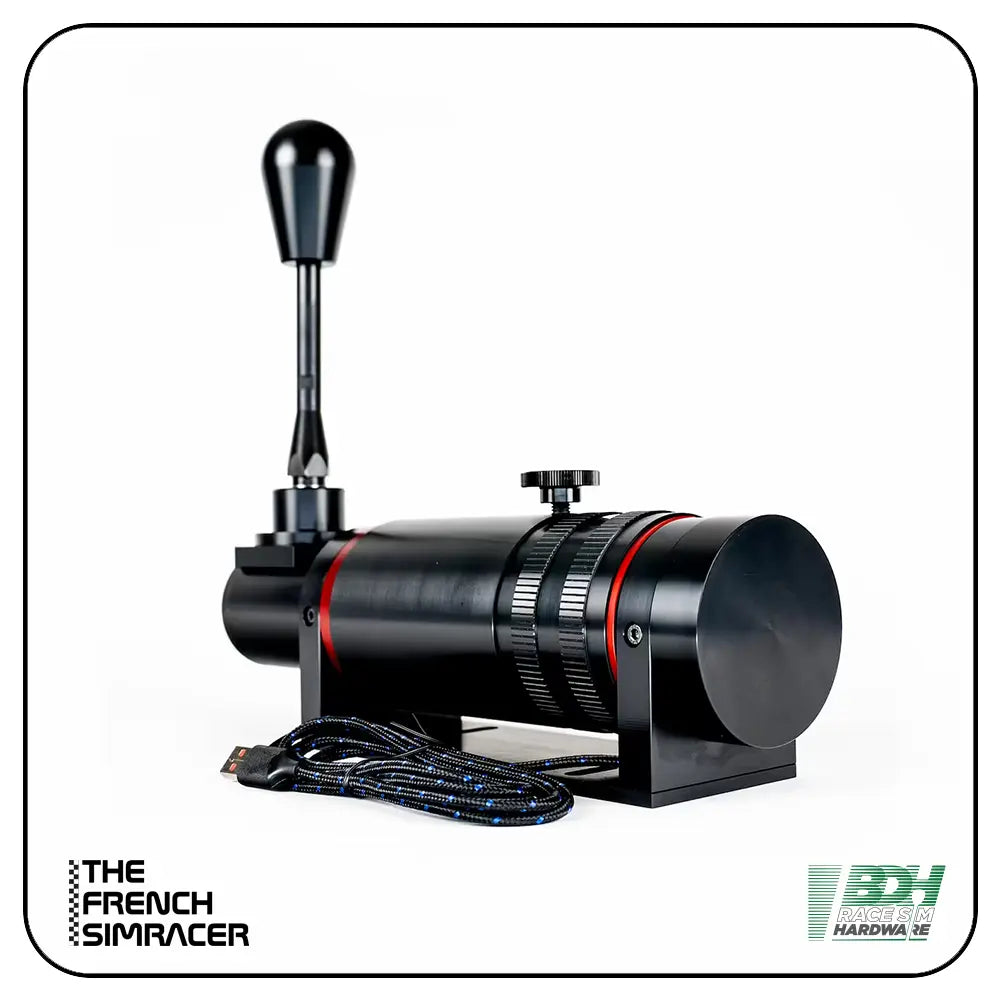 BDH H2SQ Black & Red – H-pattern + Sequential Shifter for Sim Racing - The French Simracer