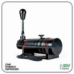 BDH H2SQ Black & Red – H-pattern + Sequential Shifter for Sim Racing - The French Simracer