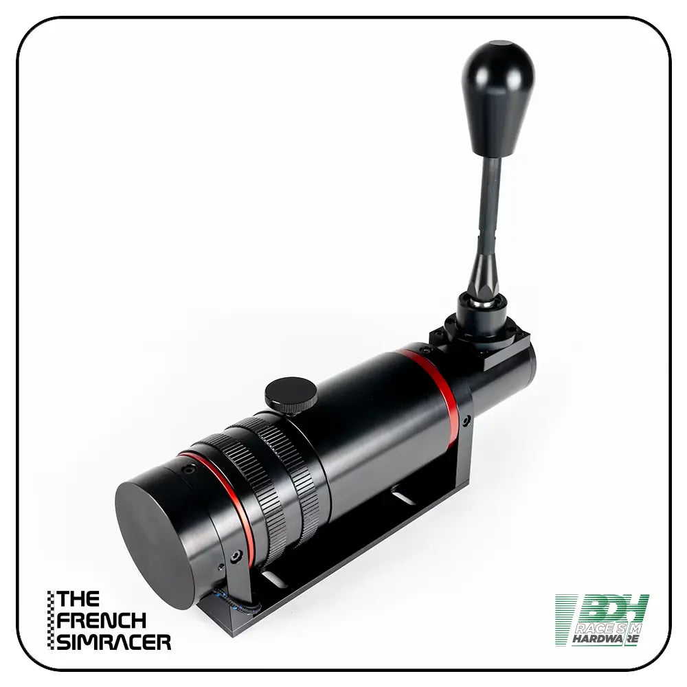 BDH H2SQ Black & Red – H-pattern + Sequential Shifter for Sim Racing - The French Simracer